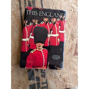 This England National Geographic Society Hardcover Vintage History Travel Book